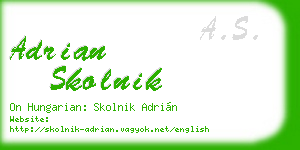 adrian skolnik business card