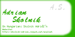 adrian skolnik business card